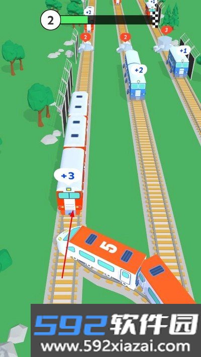 火车撞撞跑游戏截图3